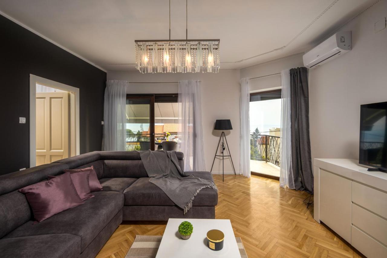 Villa Adriatic, Apartment Chiara With Sea View And Heated Swimming Pool, Free Private Parking, Icici Exterior photo